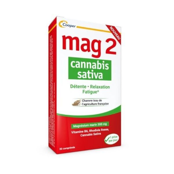 MAG 2 Cannabis Sativa - 30 comprimés