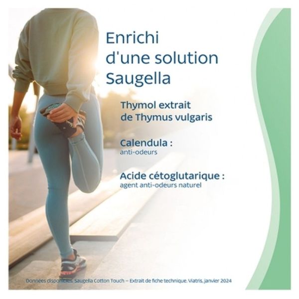 Cotton Touch serviettes extra fines nuit avec ailettes - 12 unités