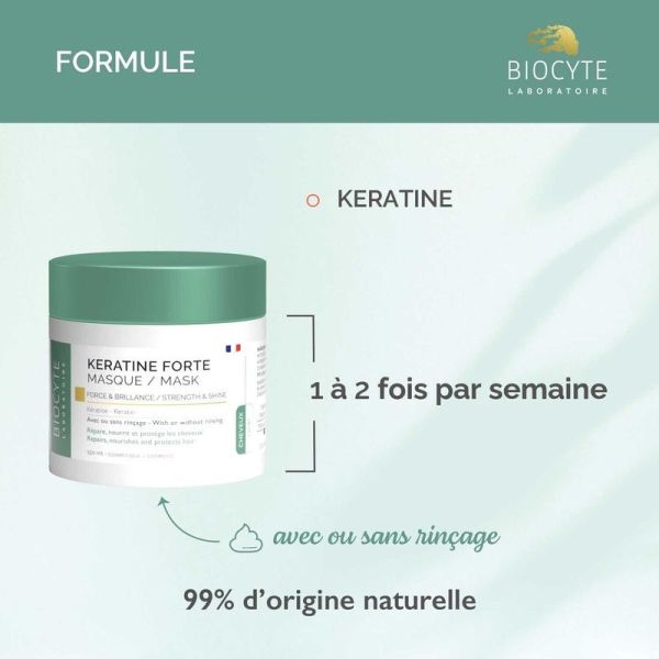 Keratine Forte Masque force & brillance - 200ml