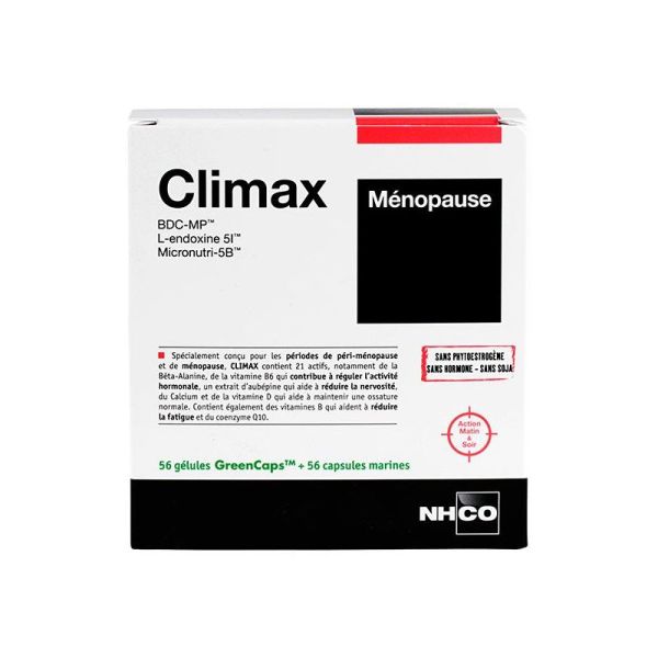 Climax, ménopause, 56 gélules + 56 capsules