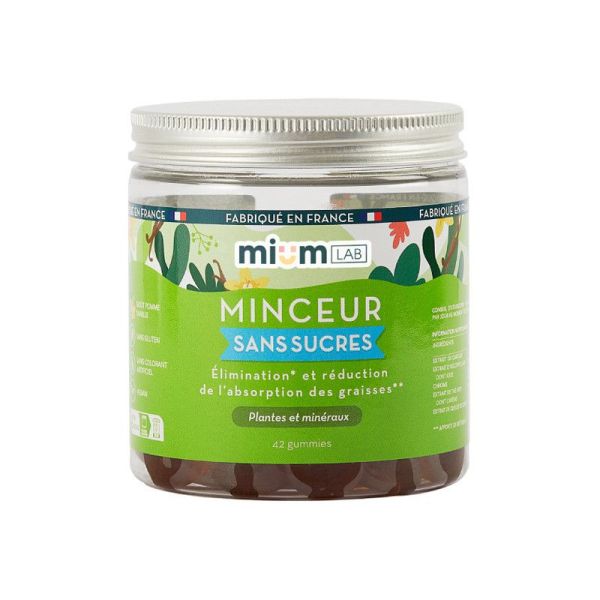 Mium Lab Gummies Minceur Sans Sucres - 42 gummies