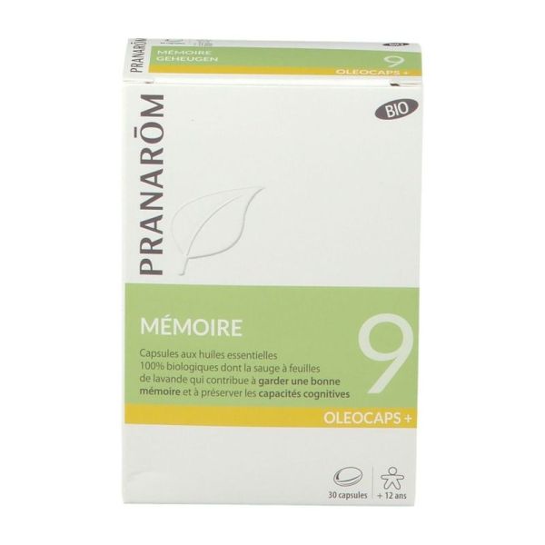 Oleocaps 9 Mémoire Bio - 30 capsules
