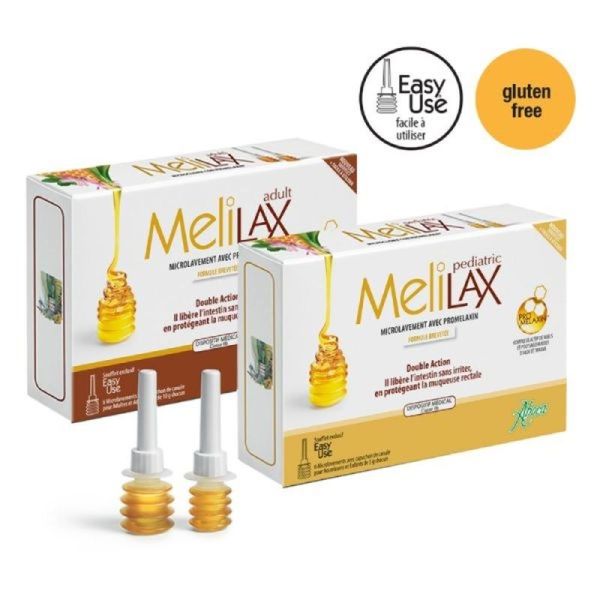 Melilax Pediatric - 6 microlavements de 5g