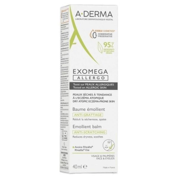 Exomega Allergo Baume émollient anti-grattage - 40ml