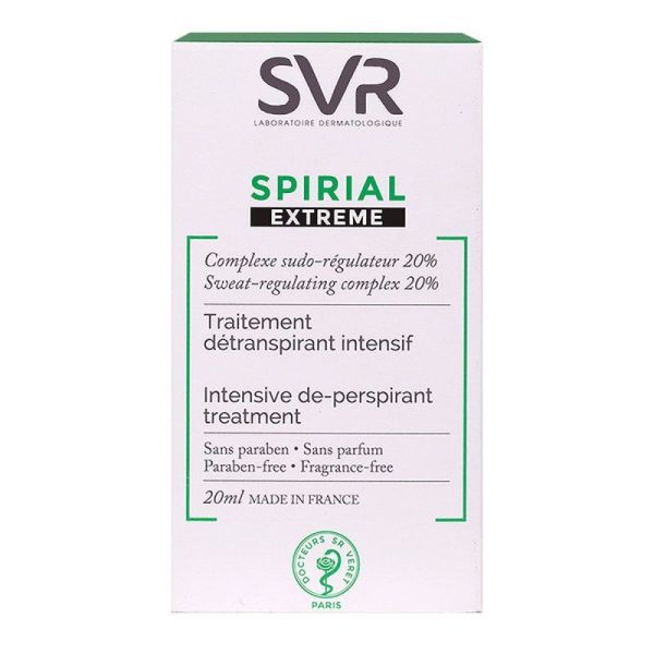 SVR Spirial Extrême Traitement Détranspirant Intensif - 20 ml