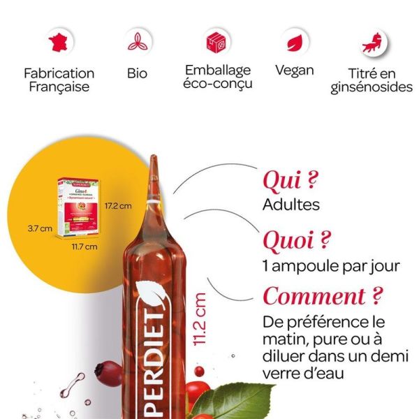 Ginseng Immunité Bio - 20 ampoules