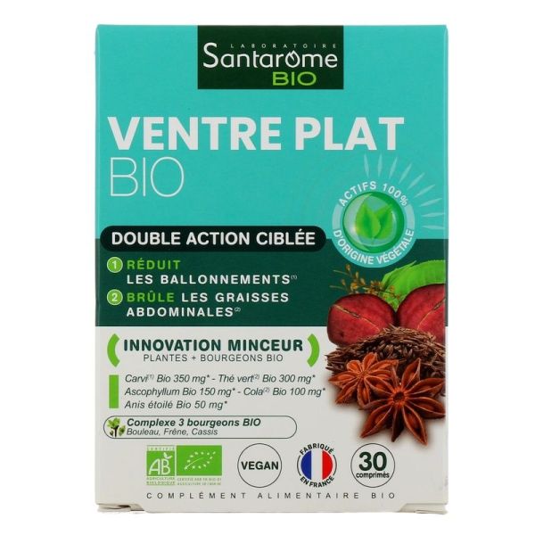 Ventre Plat Bio - 30 comprimés