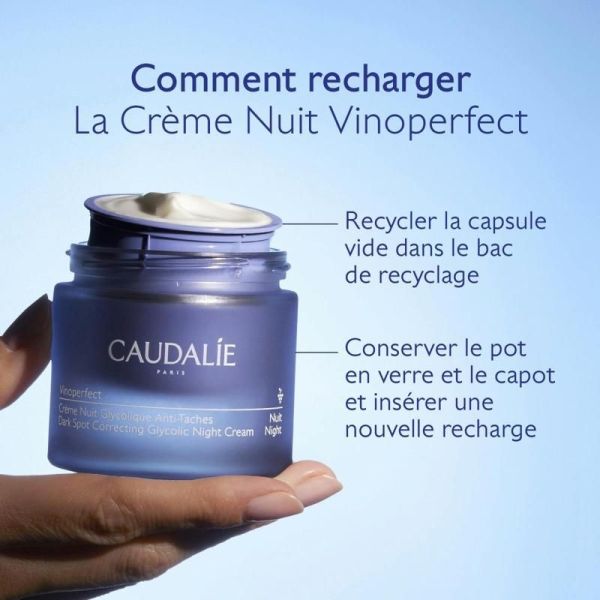 Vinoperfect Crème Nuit Anti-Taches à la Viniférine & Acide Glycolique - 50mL