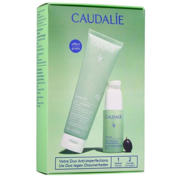 Vinopure Coffret Sérum Salicylique Anti-Imperfections 30ml + Gelée Nettoyante Purifiante 150ml