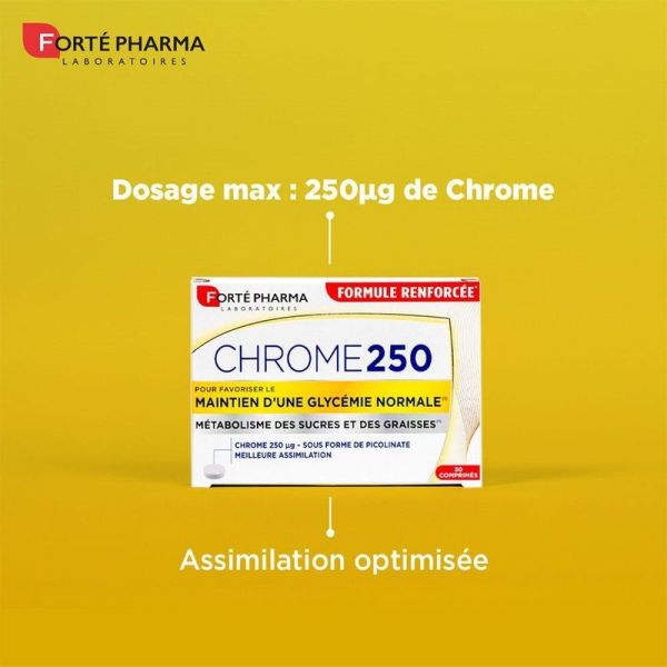 Chrome 250 - 30 comprimés
