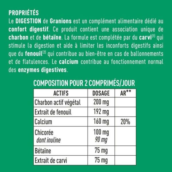 Digestion - 60 comprimés
