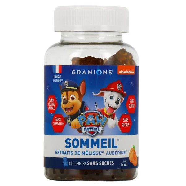 Pat Patrouille Gummies Sommeil Abricot - 60 gummies