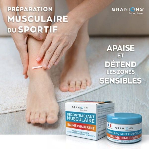 Décontractant musculaire Baume chauffant
