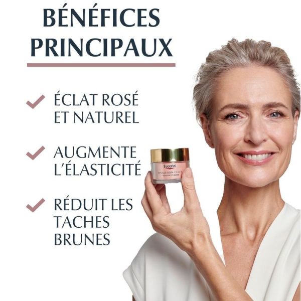 HYALURON-FILLER + ELASTICITY Soin de Jour Rose SPF 30