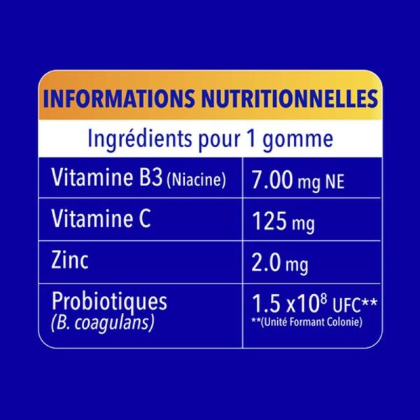 Immunité et équilibre intestinal - 60 gommes