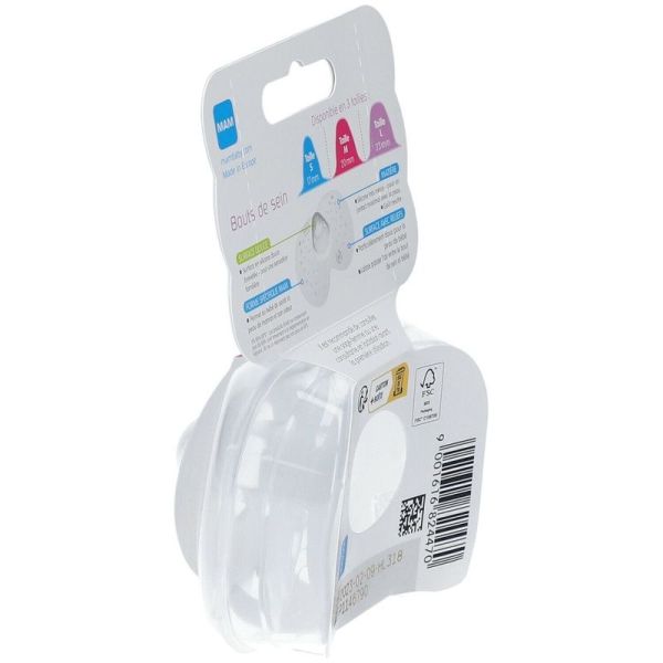 Bout de Sein Silicone M - 2 unités