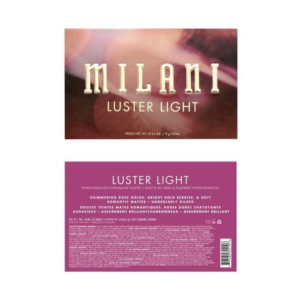 Gilded Eyeshadow Palettes - 140 Luster Light