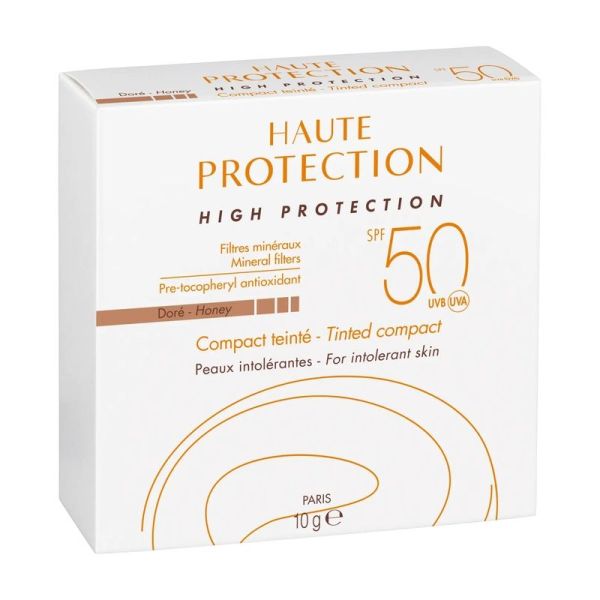 Haute protection Compact teinté Doré SPF 50