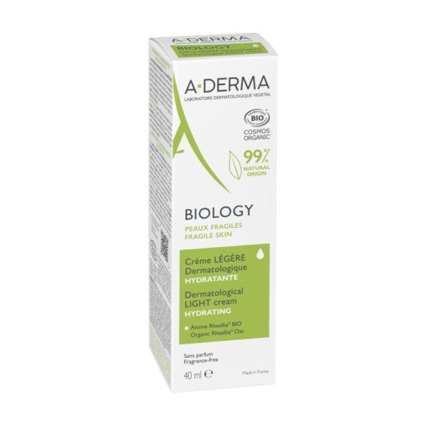 BIOLOGY Crème légère dermatologique hydratante - 40ml