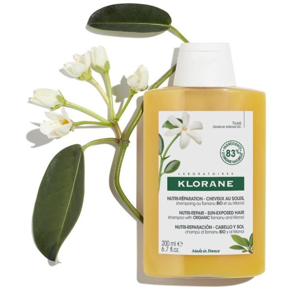 Tamanu BIO et Monoï Shampoing nutritif après-soleil - 200ml