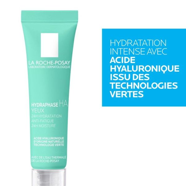 Hydraphase Yeux Contour des Yeux Hydratant à l’Acide Hyaluronique Anti Poches - 15ml