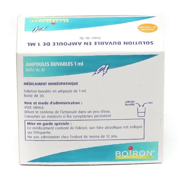 Boiron Serum Anticolibacillaire ampoule buvable - 8 DH