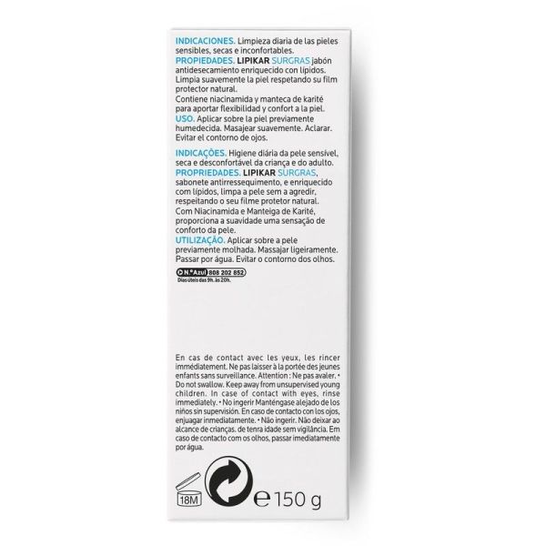 Lipikar Pain Surgras - 150g