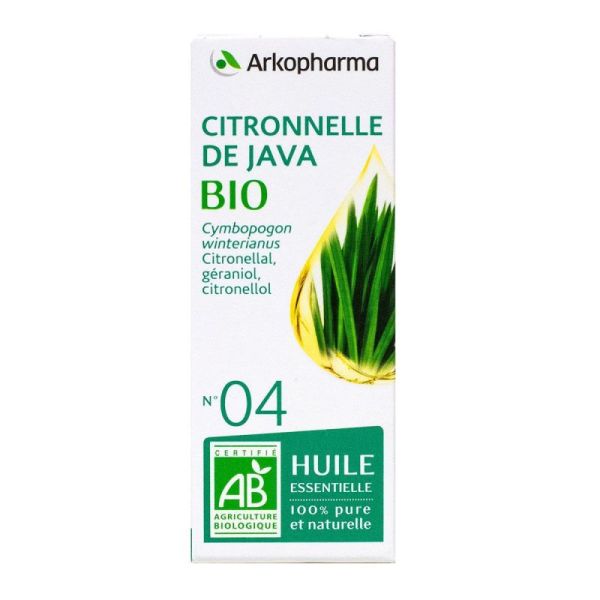 Arkopharma Huile Citronnelle de CITRONNELLE de JAVA BIO - 5ml