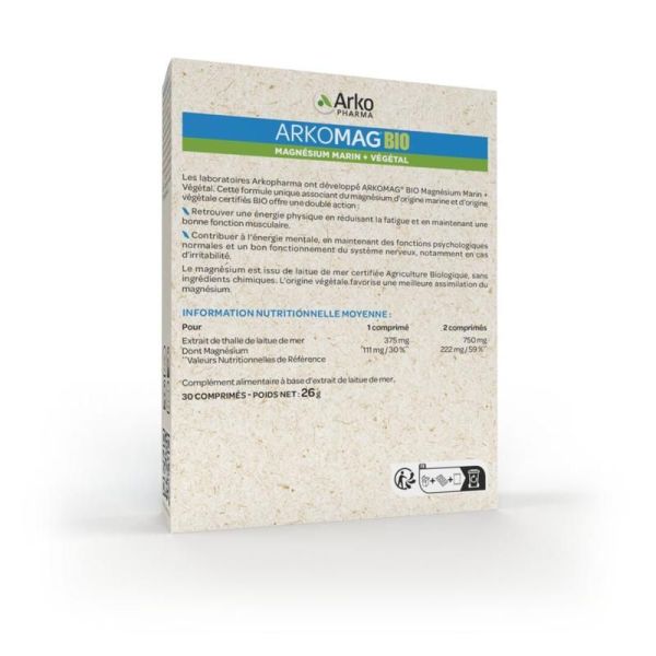 Arkomag® Magnésium marin + Végétal