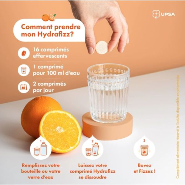 Hydrafizz Hydra Boost - 16 comprimés