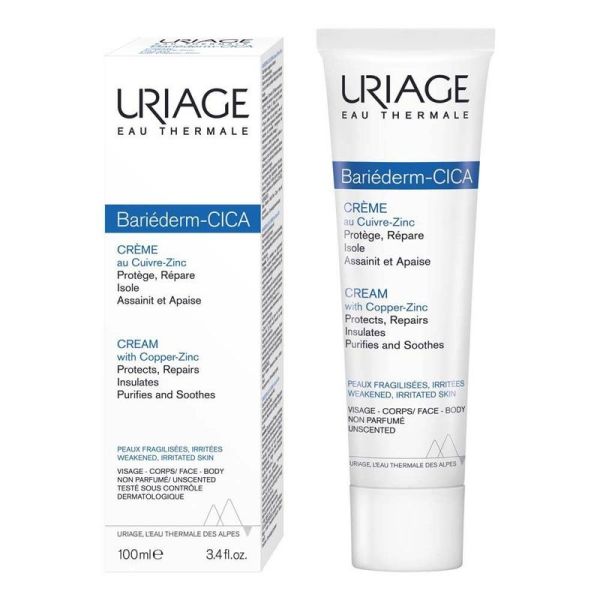 Bariéderm CICA+ Crème Réparatrice  - Marques Cicatricielles - 100 ml
