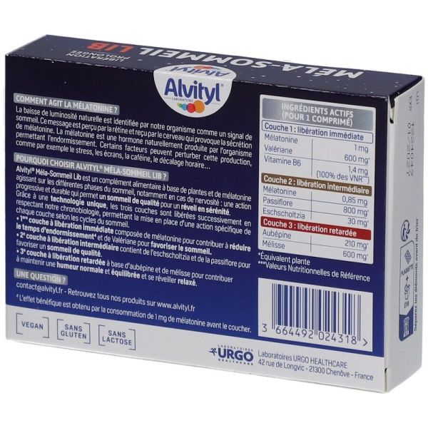 Méla-Sommeil LIB - 30 comprimés