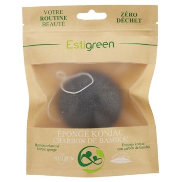 Eponge Konjac Charbon - Sachet