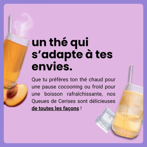 wander queues de cerises - Pêche - 1 sachet