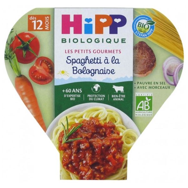 Les Petits Gourmets Spaghetti à la Bolognaise dès 12 Mois Bio - 230 g