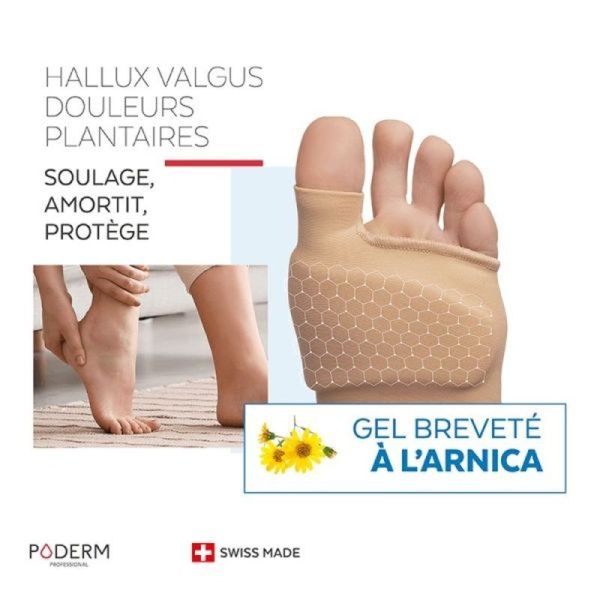 Double Protection Hallux Valgus et Douleurs Plantaires - Taille S