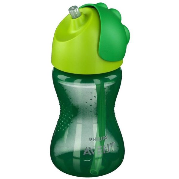 Tasse à Paille Courbée Verte - 300ml