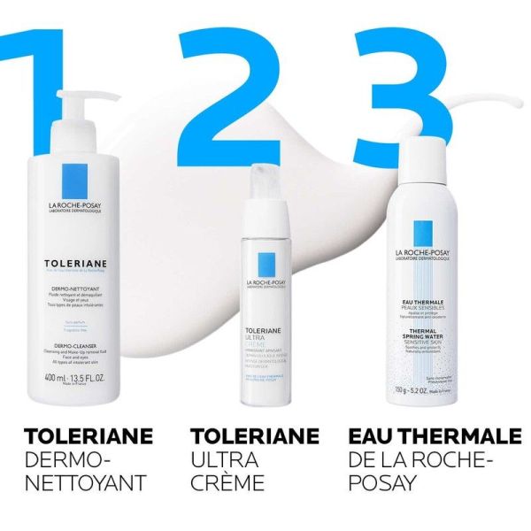 Toleriane Fluide Dermo-nettoyant Démaquillant - 400ml