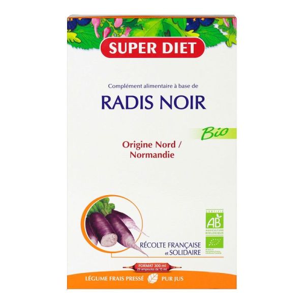 Radis Noir Bio - 20 x 15ml