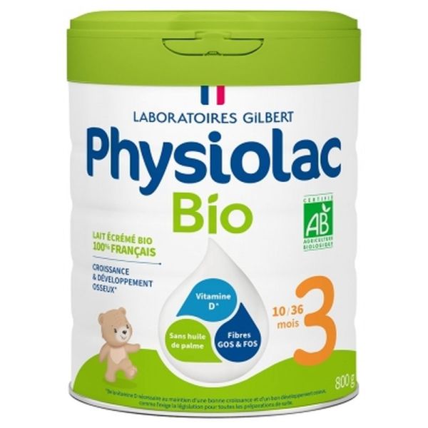 Lait Bio 3ème âge - 800g