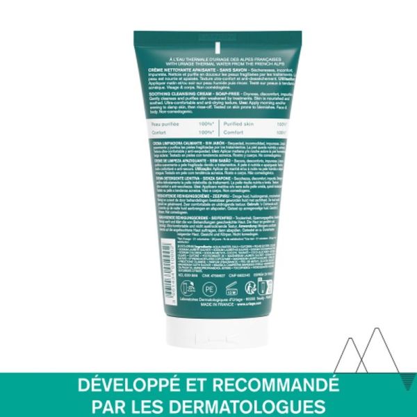 Nettoyants & démaquillants Crème nettoyante apaisante - 150 mL