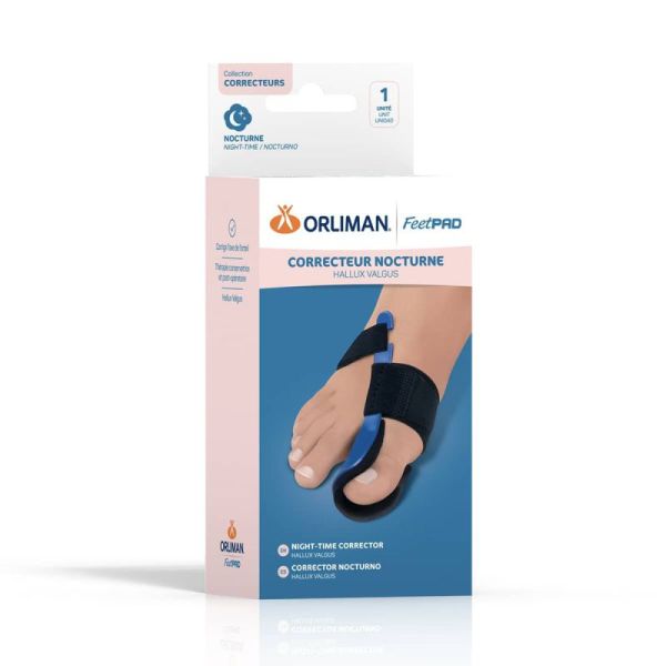 Orliman Correcteur Nocturne Hallux Valgus Taille S Droite - 1 unité 