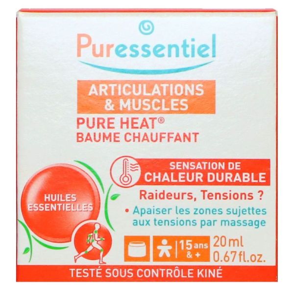 Articulations & Muscles Baume Chauffant Pure Heat® Articulations & Muscles - 20 ml