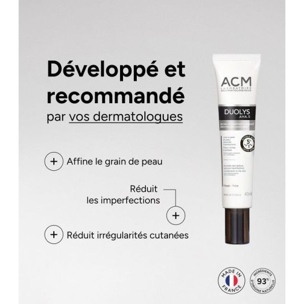 Duolys AHA.5 Soin Hydratant Lissant - 40 ml