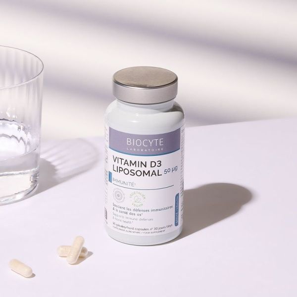 Vitamin D3 Liposomale - Pilulier de 30 gélules