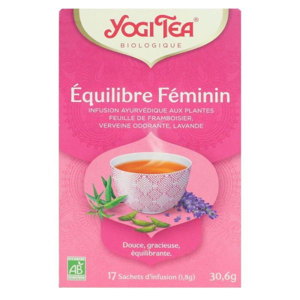 YOGI TEA Infusion Équilibre Féminin Bio - 17 Sachets 1,8g