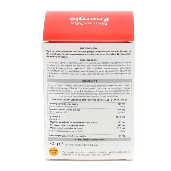 Natura Mix Advanced Energie sticks - 28 sachets