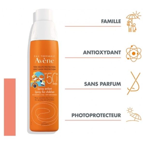 Solaire Spray enfants SPF50+ - 200ml