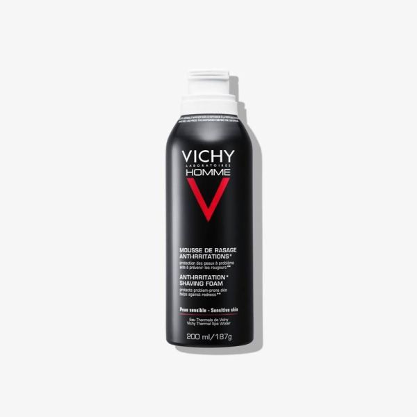 VICHY HOMME Mousse à raser anti-irritations - 200ml