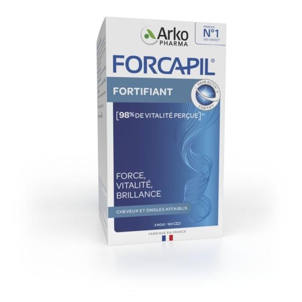 Forcapil Fortifiant Cheveux et Ongles - 180 gélules